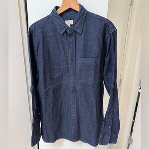 XL Club Monaco Japanese denim shirt